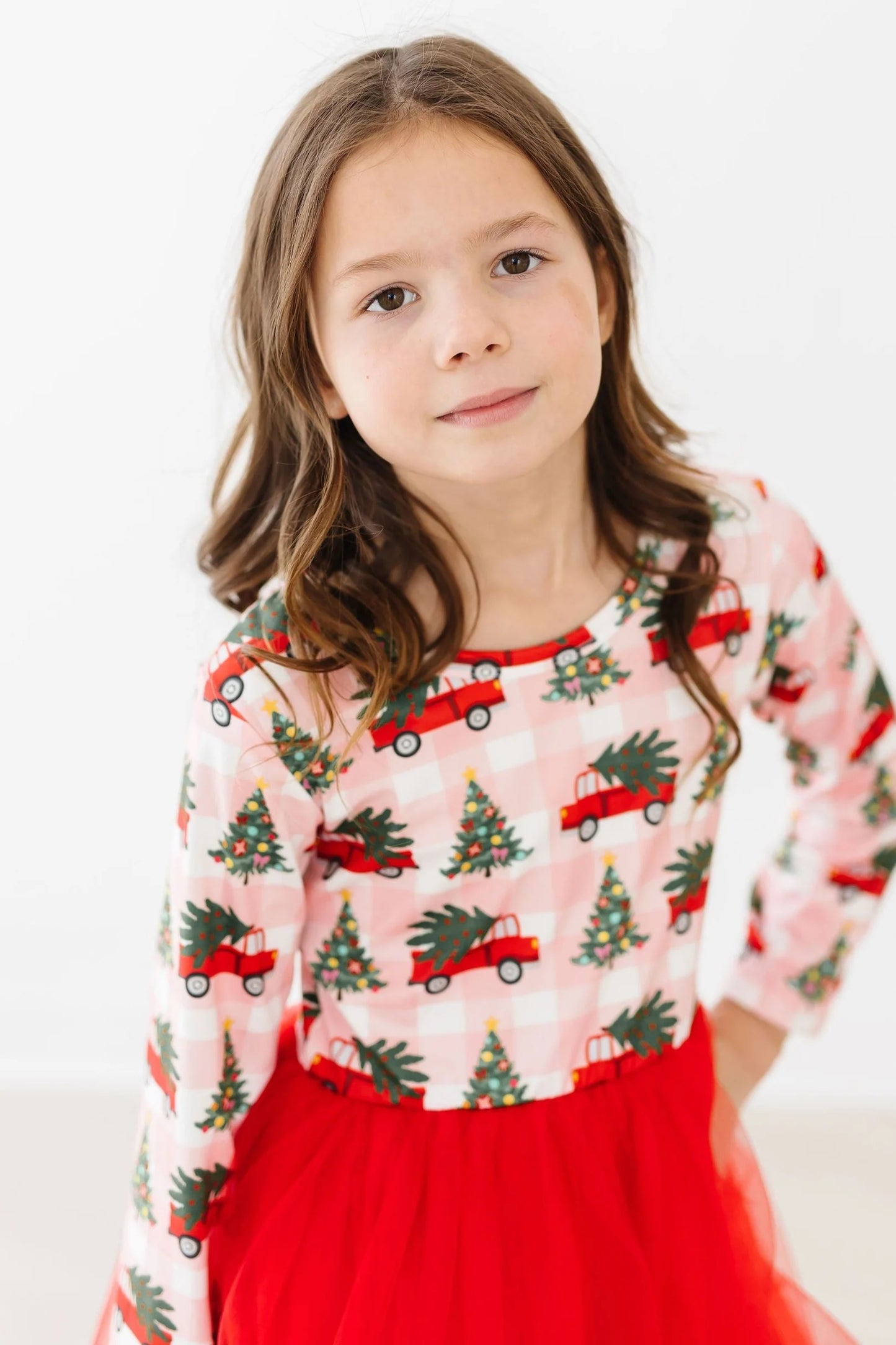 Christmas Tree Farm Tulle Dress by Mila & Rose