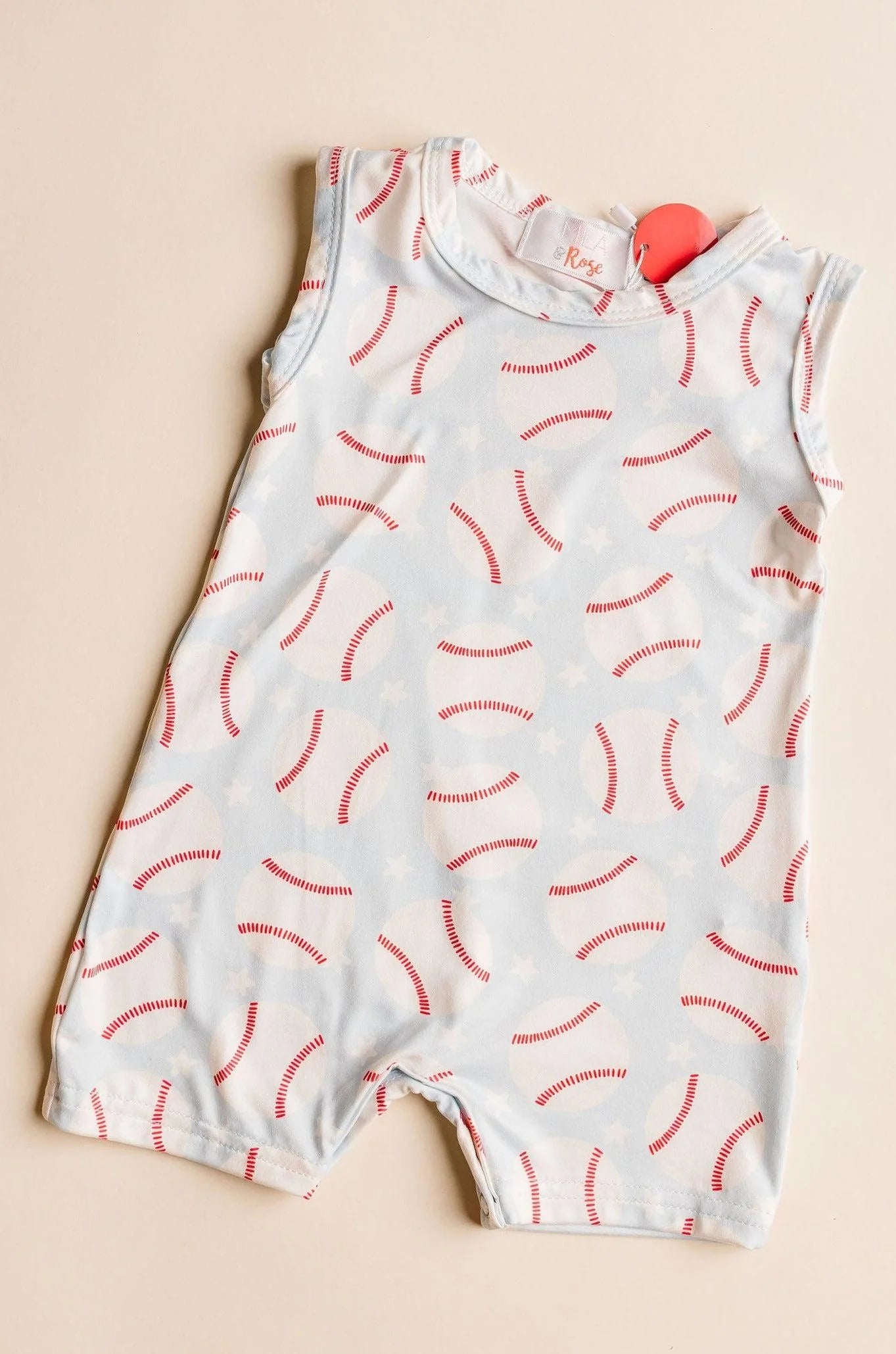 Baseball Shorty One Piece by Mila & Rose