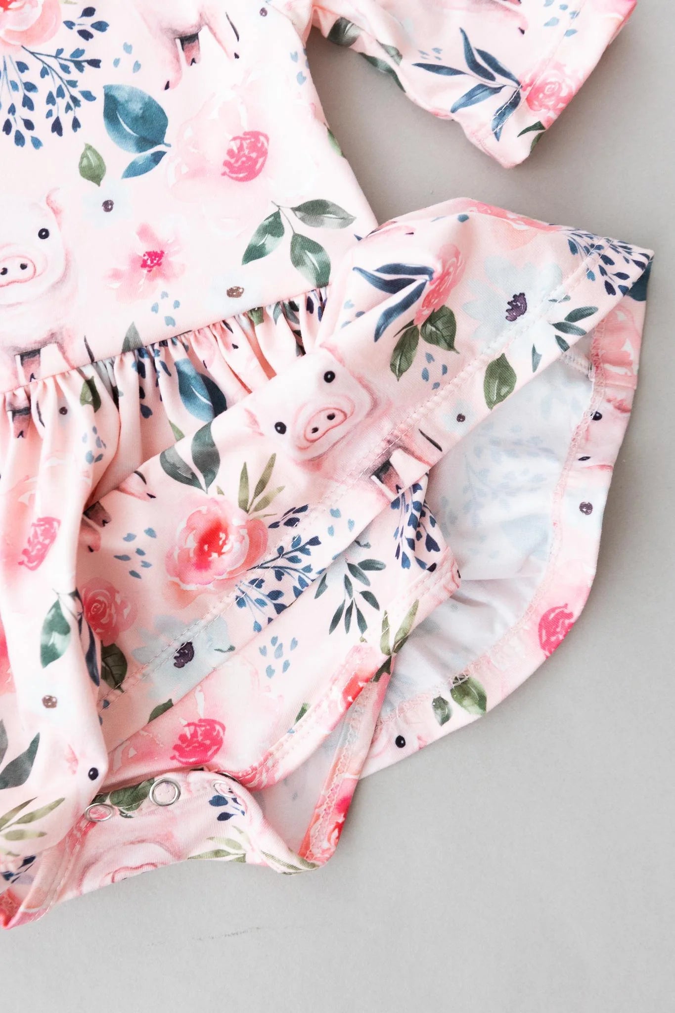 This Little Piggy Twirl Bodysuit by Mila & Rose