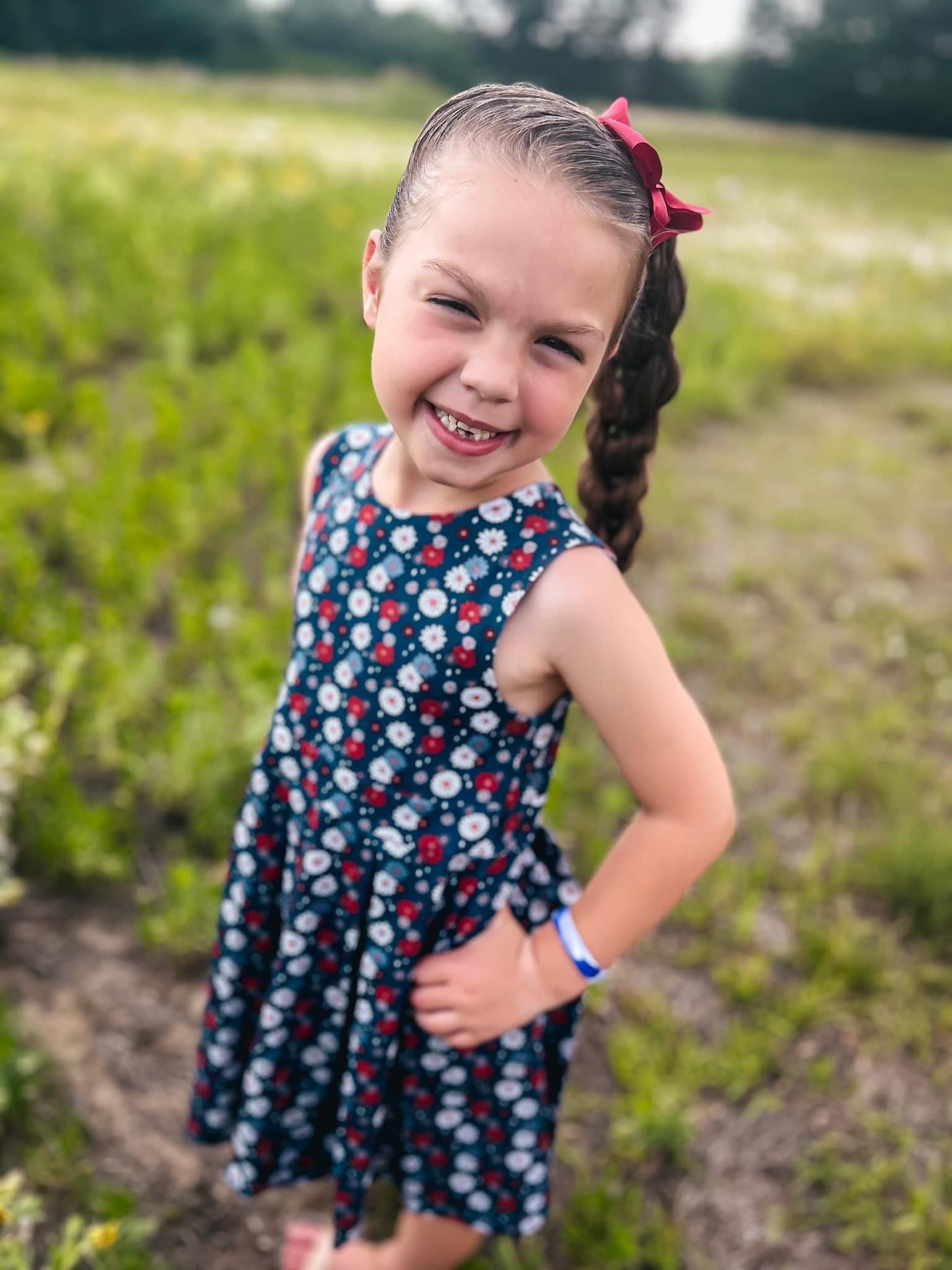 Colorful Daisies Dress by Case & Crew