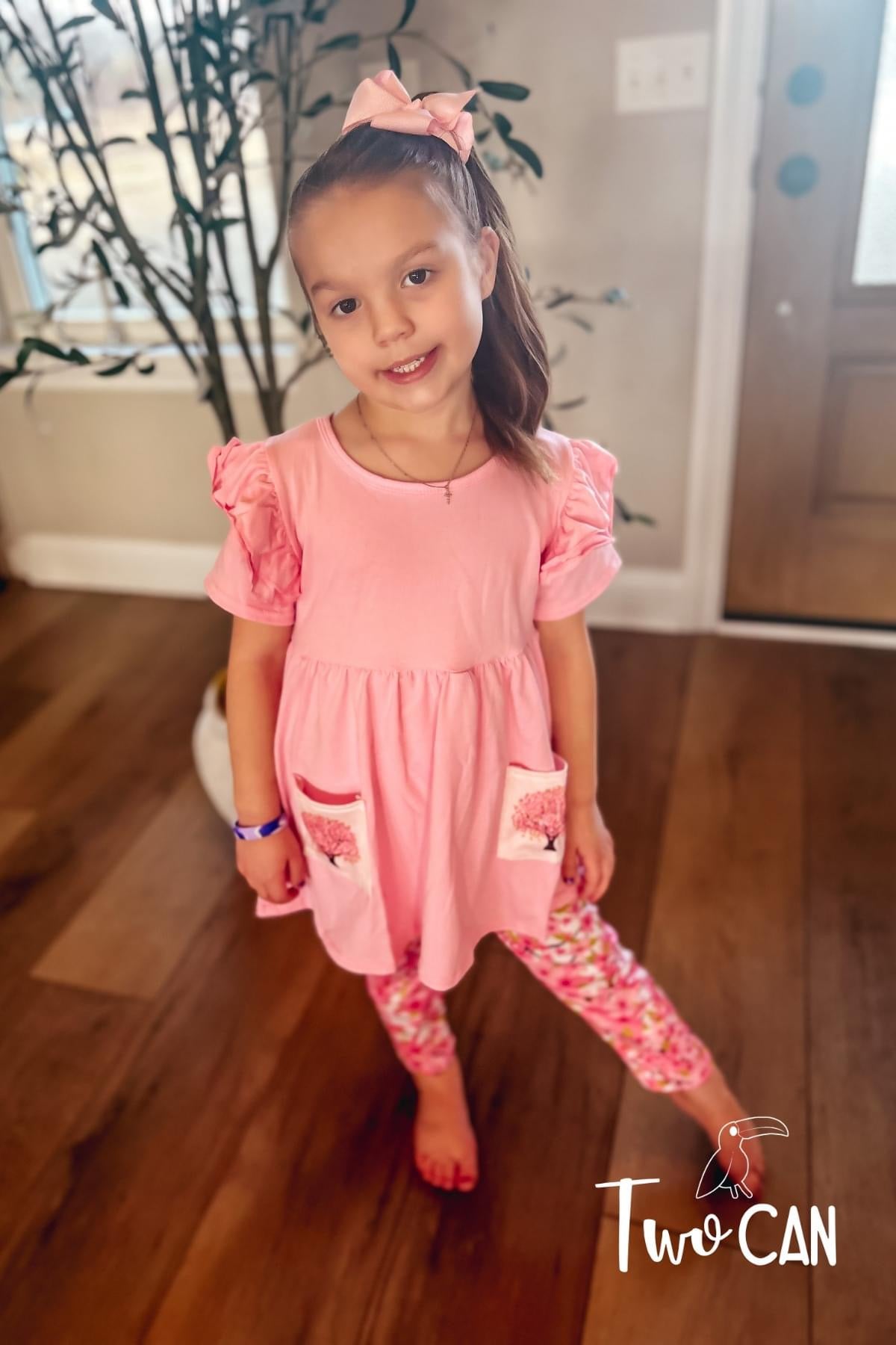 Cherry Blossom Capri Set by Wellie Kate