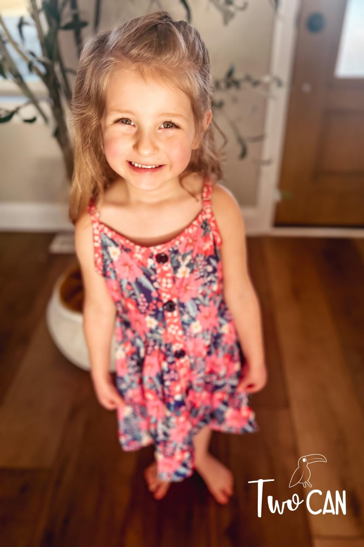 Summer Coral Dress by Wellie Kate