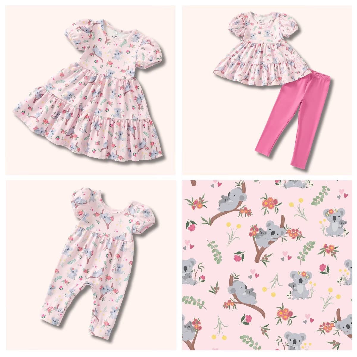 Koala Cuddles Bow Headband by Pete + Lucy