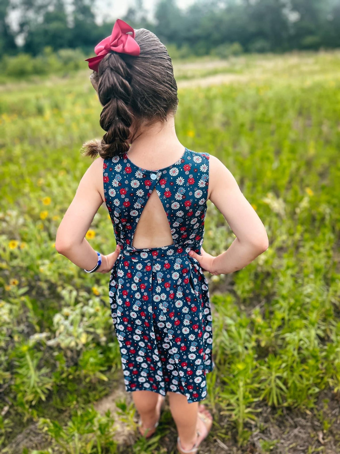 Colorful Daisies Dress by Case & Crew