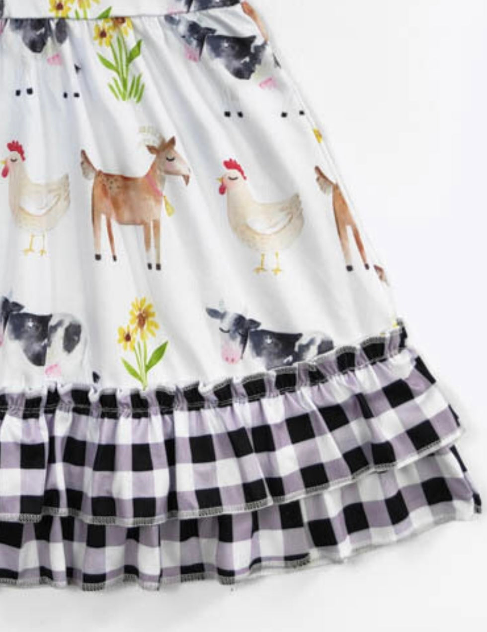 Farm Plaid Dress by Clover Cottage