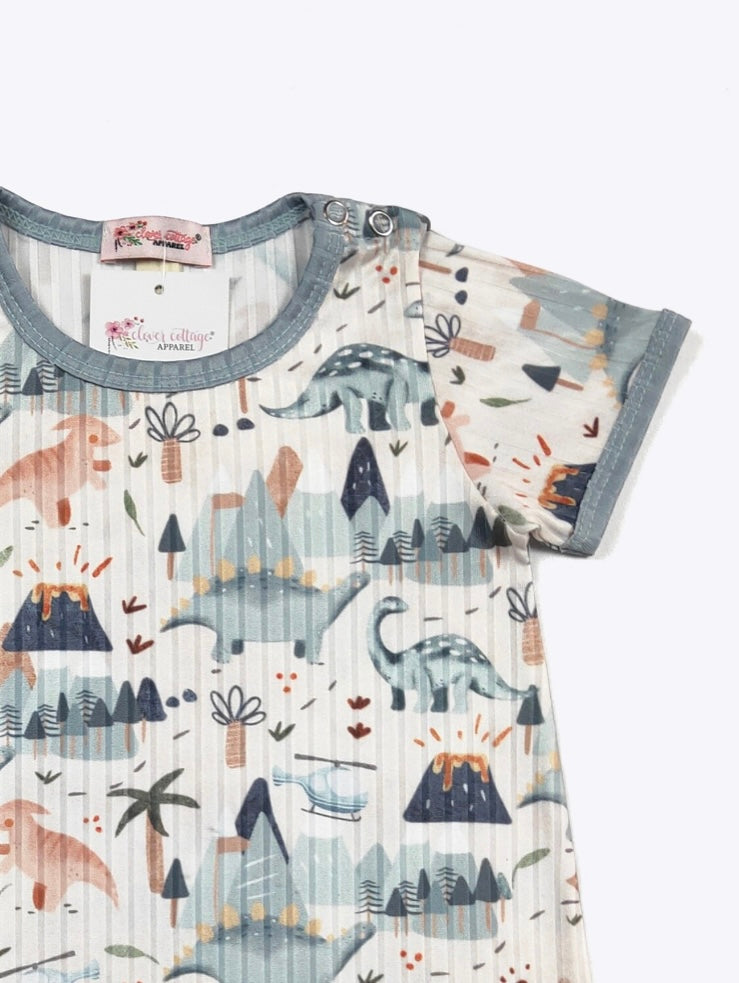Jurassic Infant Romper by Clover Cottage