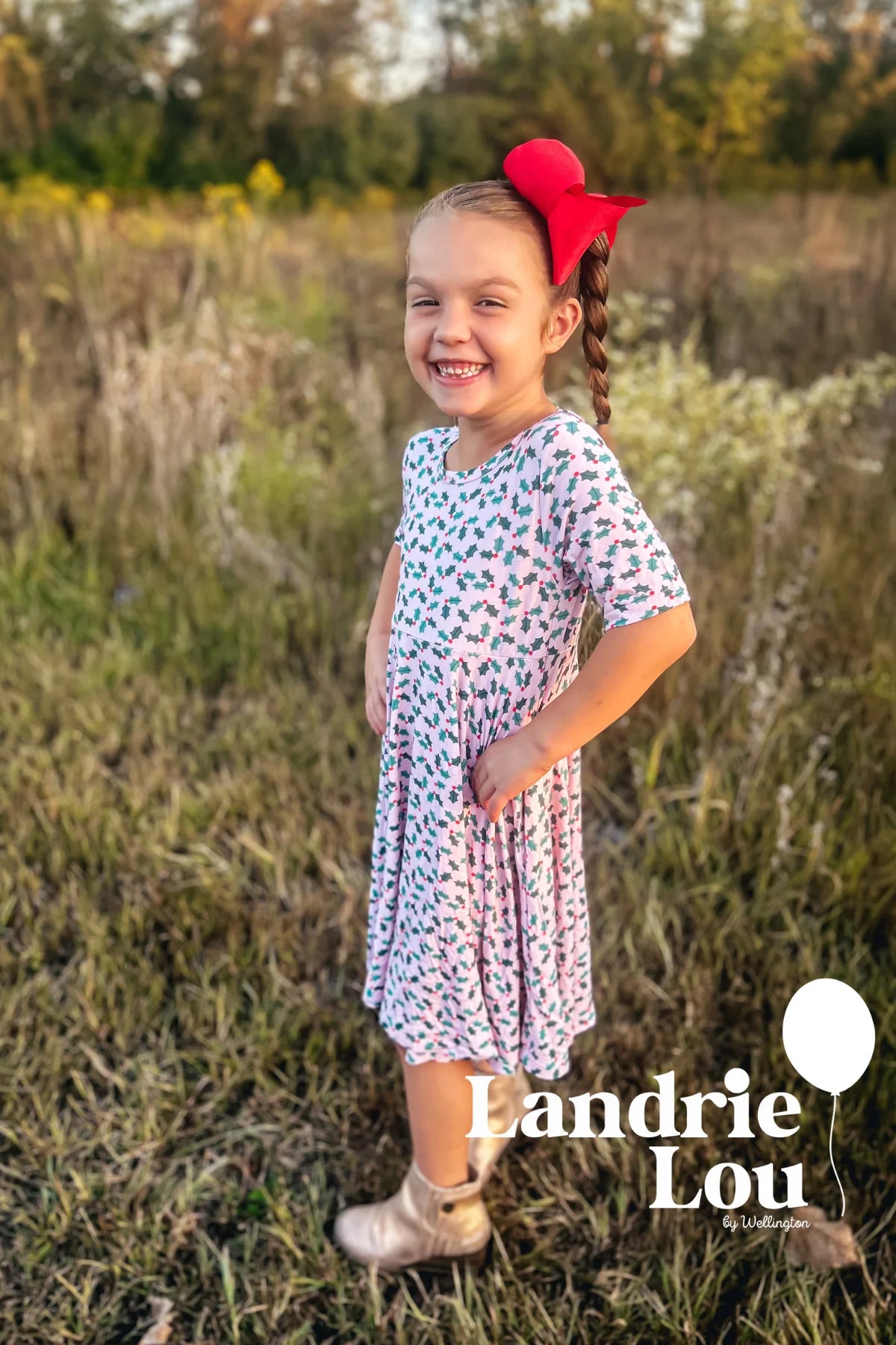 Holly Twirl Dress by Landrie Lou