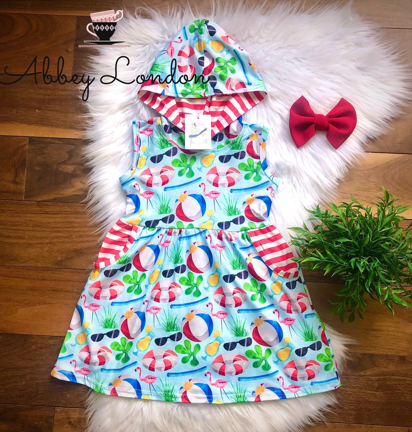 Beach Hooded Dress by TwoCan