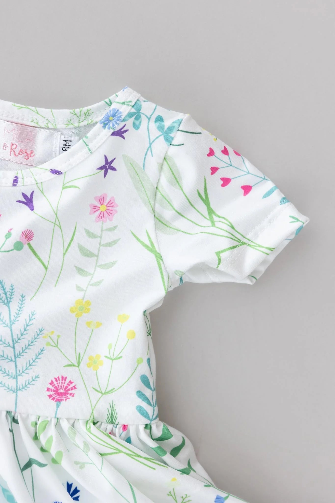 Spring Dandelion Twirl Bodysuit by Mila & Rose