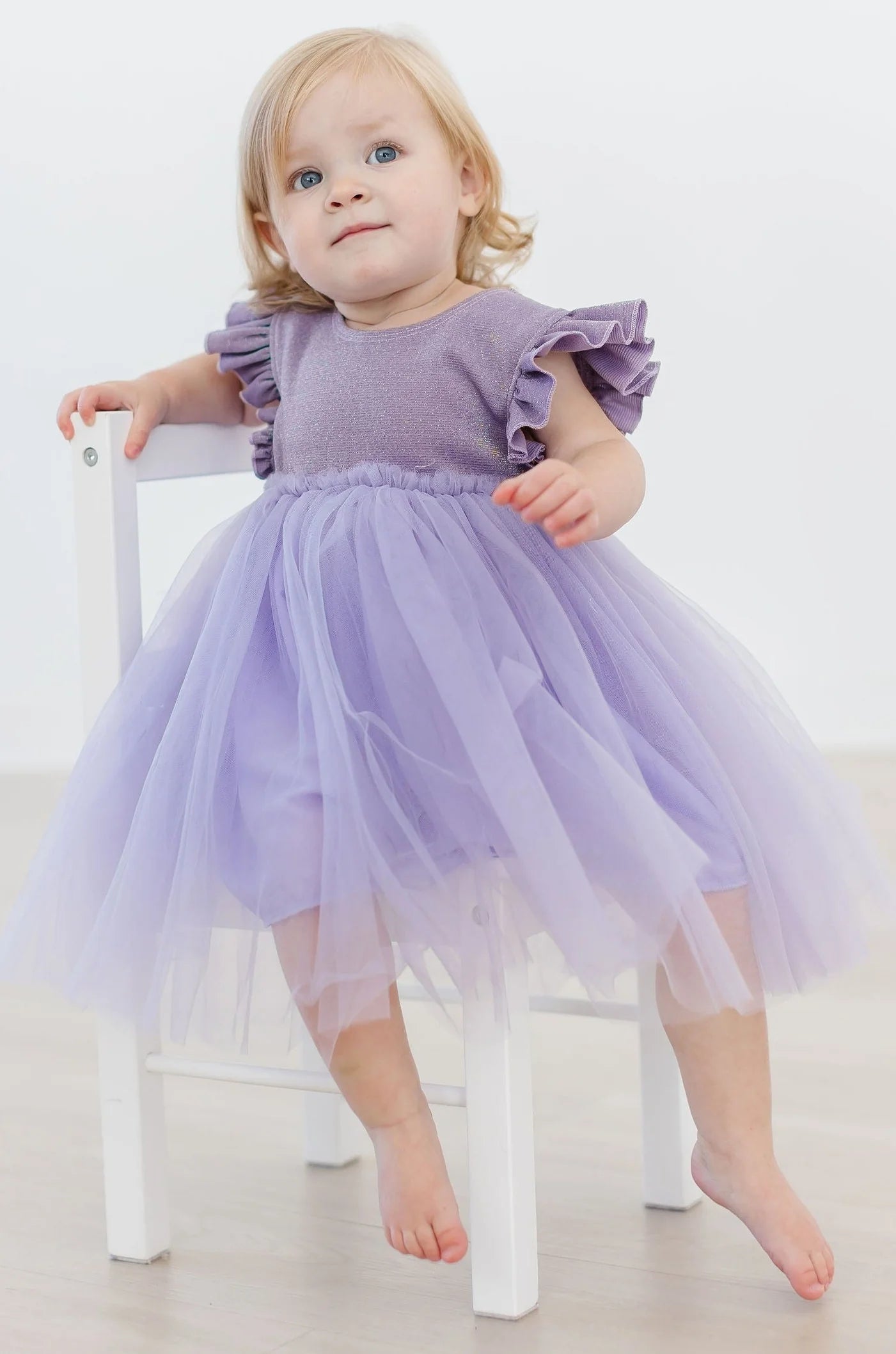 Lavender Shimmer Tutu Dress by Mila & Rose