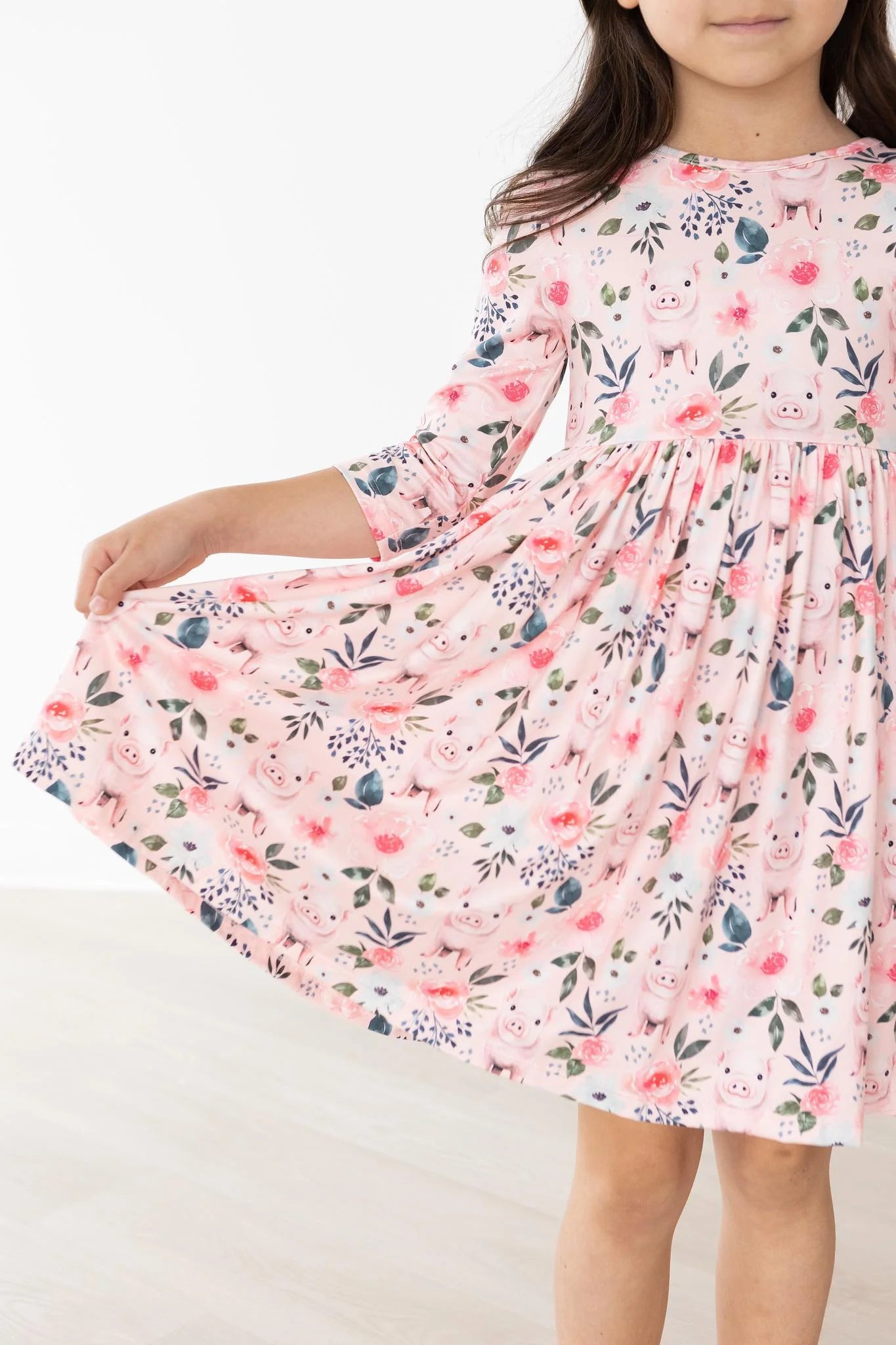 This Little Piggy Twirl Dress by Mila & Rose