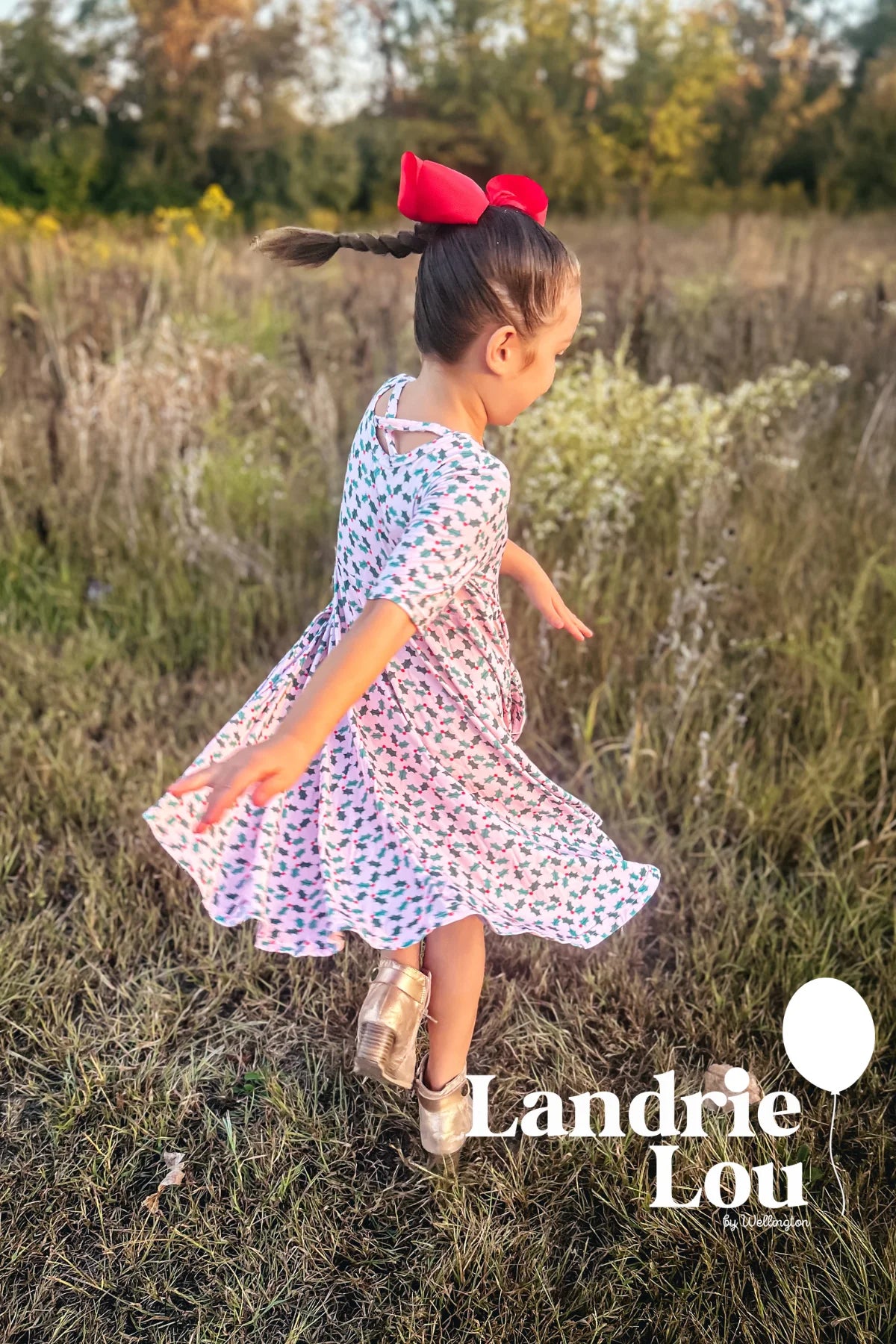 Holly Twirl Dress by Landrie Lou