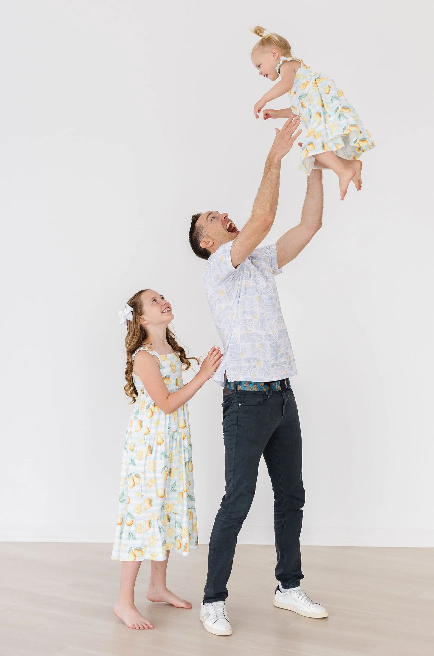 Lovely Lemons Ruffle Maxi Dress by Mila & Rose