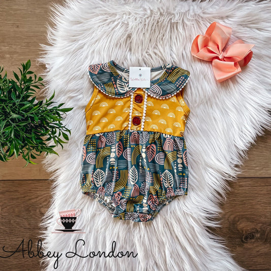 Summer Boho Infant Romper by Wellie Kate
