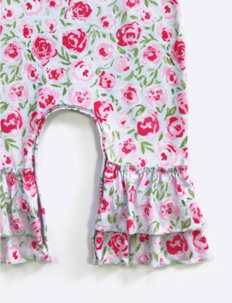Rosette Infant Romper by Clover Cottage