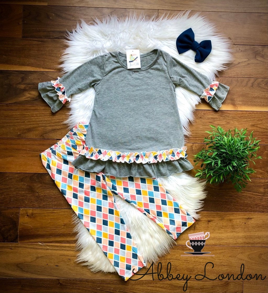 Delightful Diamonds Pant Set by TwoCan
