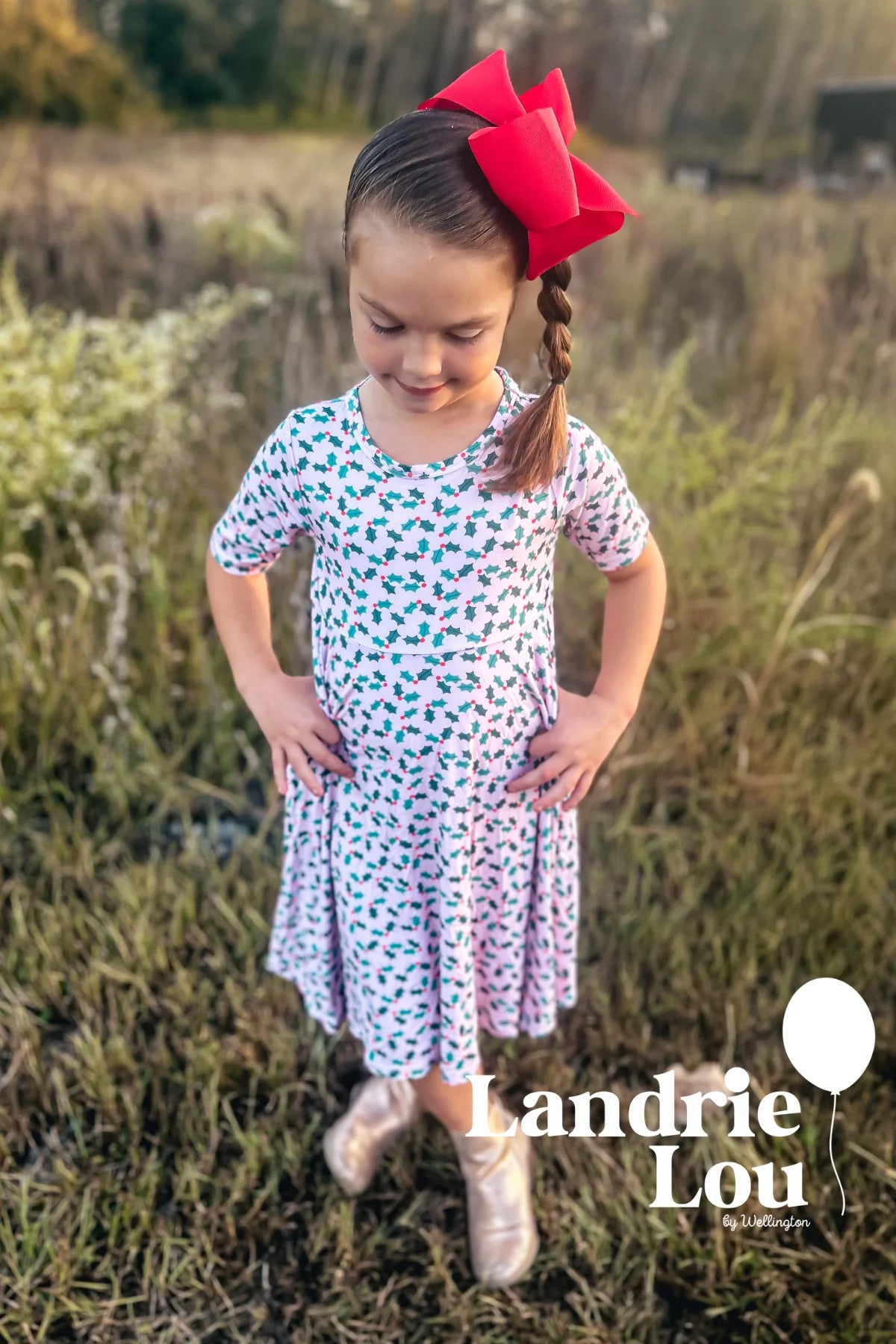 Holly Twirl Dress by Landrie Lou