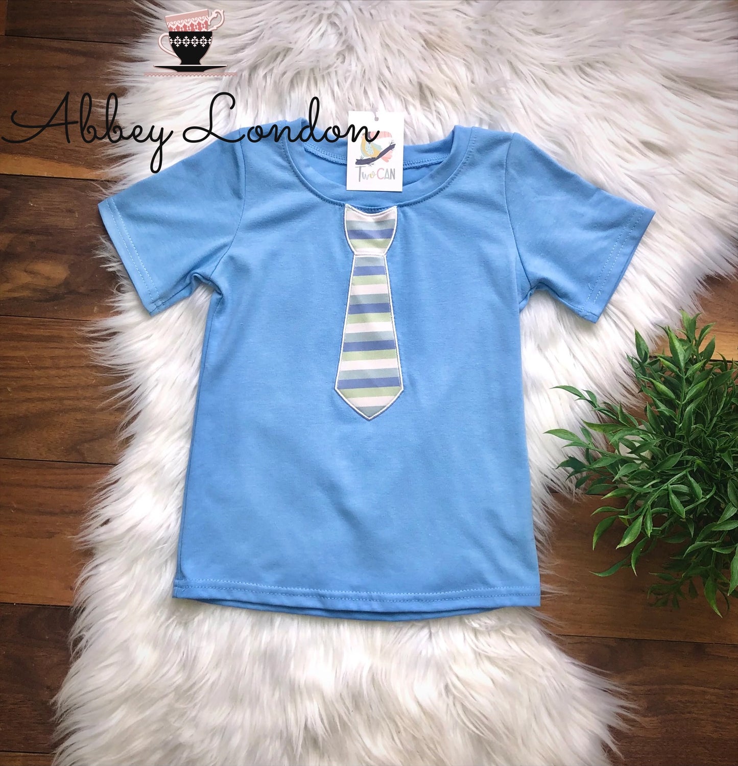 Springtime Stripes Pocket Tee by TwoCan