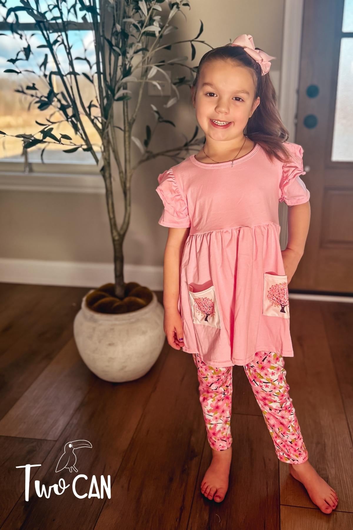 Cherry Blossom Capri Set by Wellie Kate