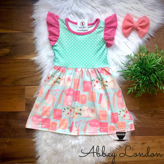 Beautiful Books Dress by Wellie Kate