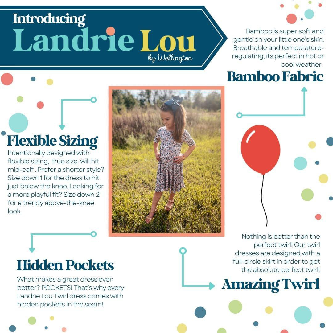 Holly Twirl Dress by Landrie Lou