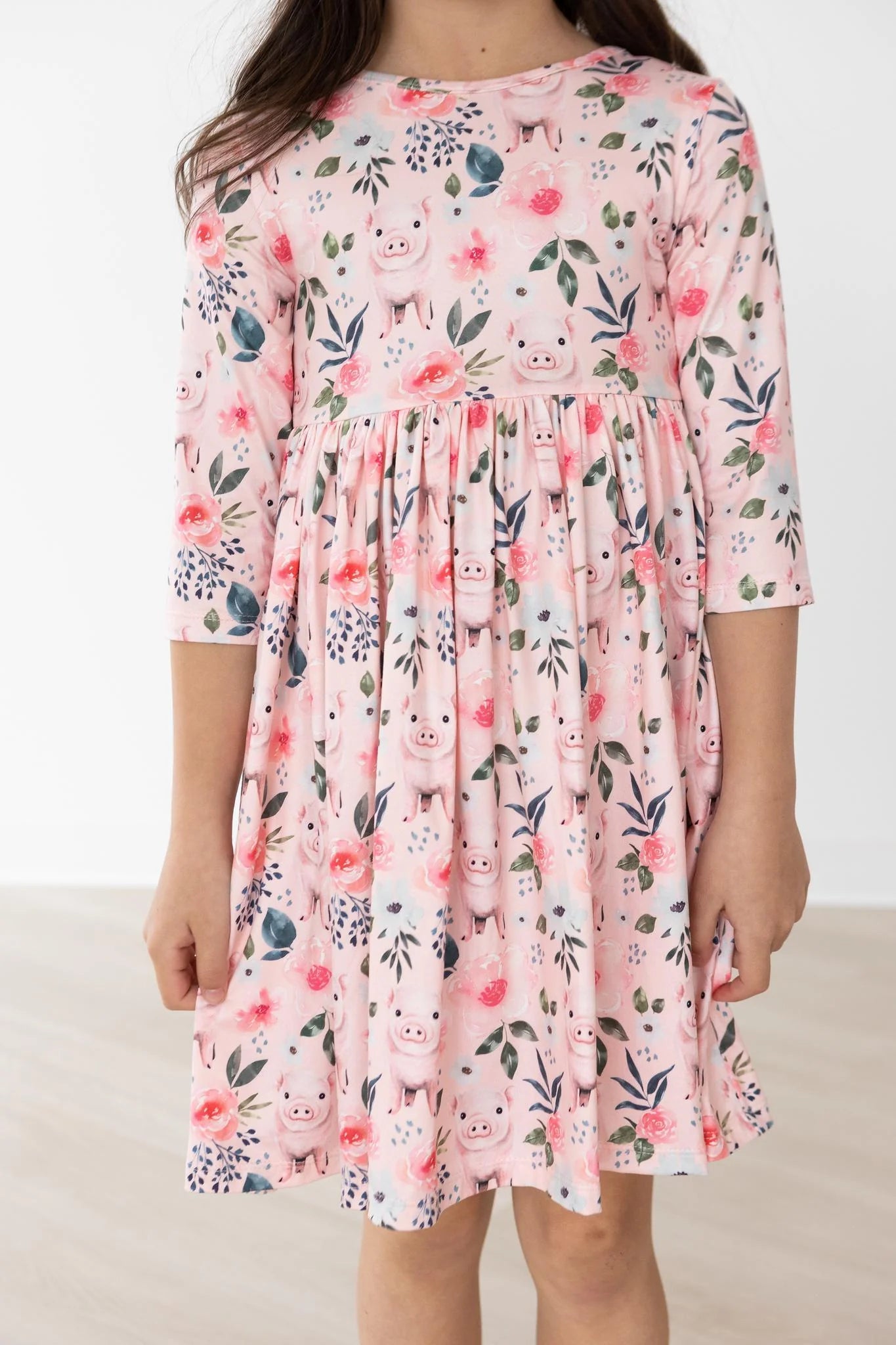 This Little Piggy Twirl Dress by Mila & Rose