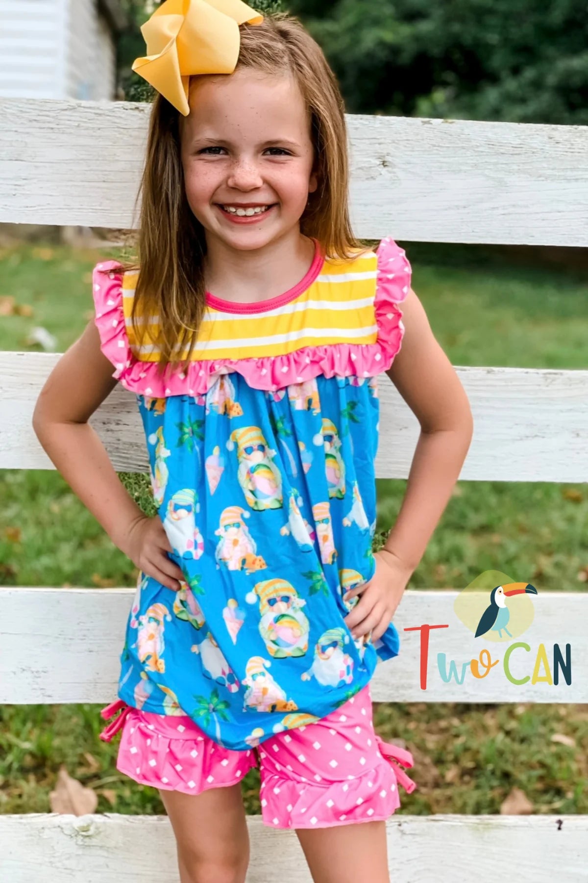 Beach Gnomes Shorts Set by TwoCan