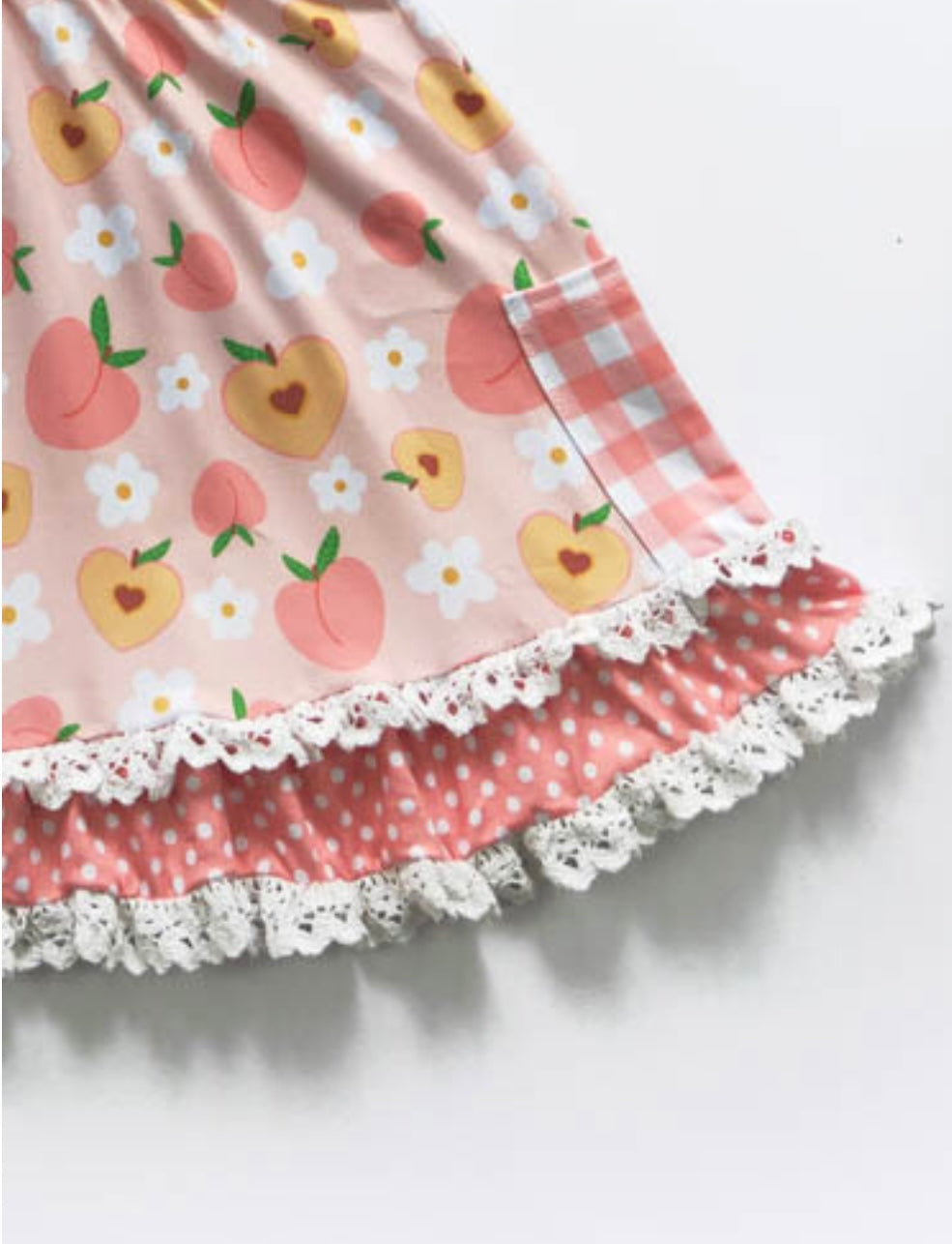 Peach Blossom Dress by Clover Cottage