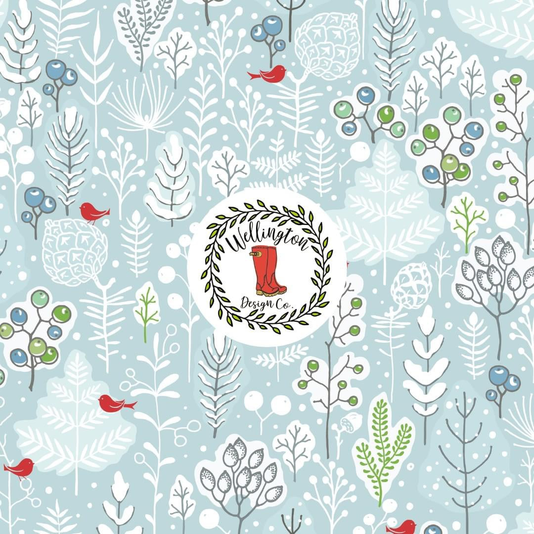 Winter Birds Twirl Dress by Landrie Lou