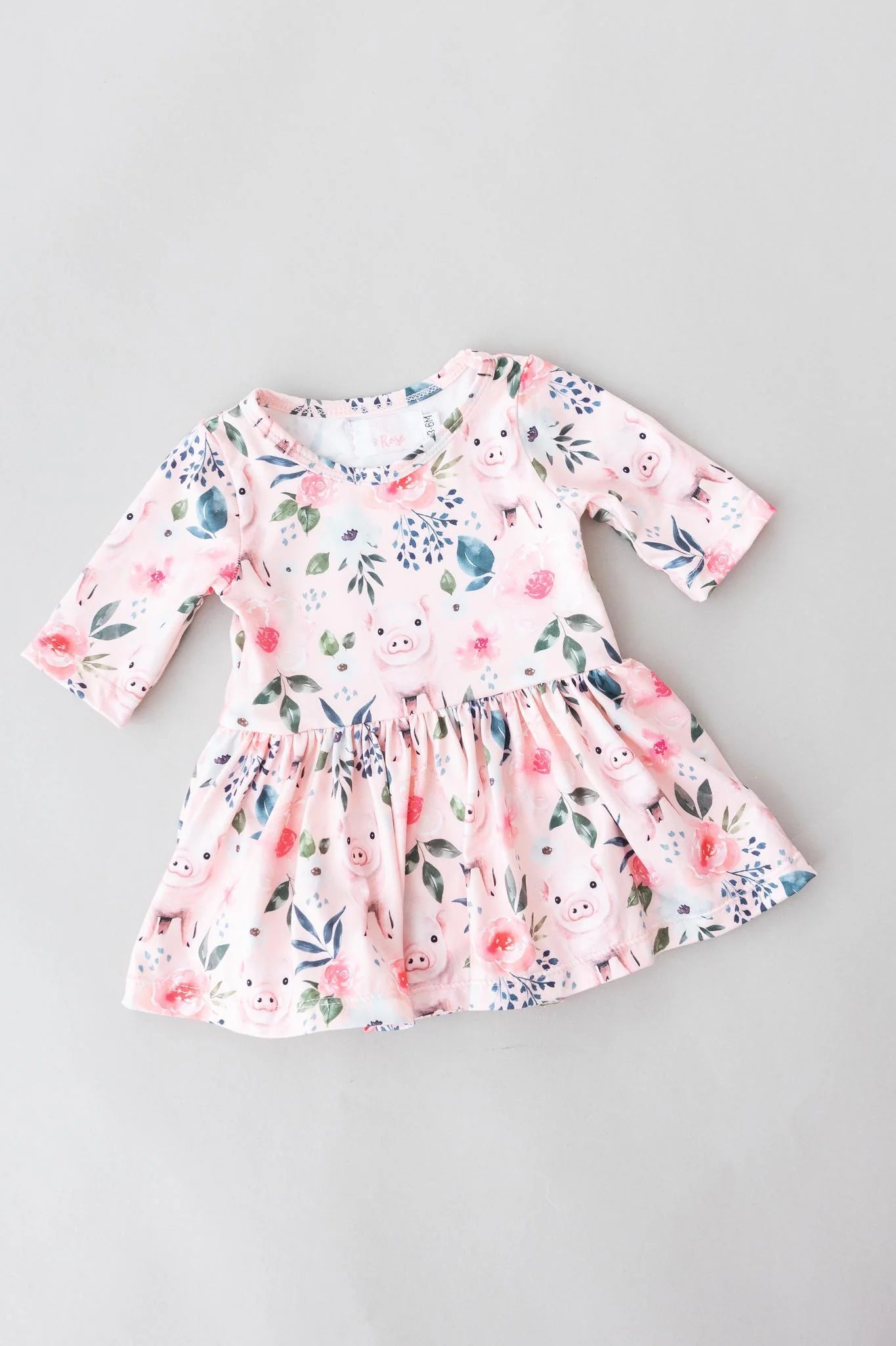 This Little Piggy Twirl Bodysuit by Mila & Rose