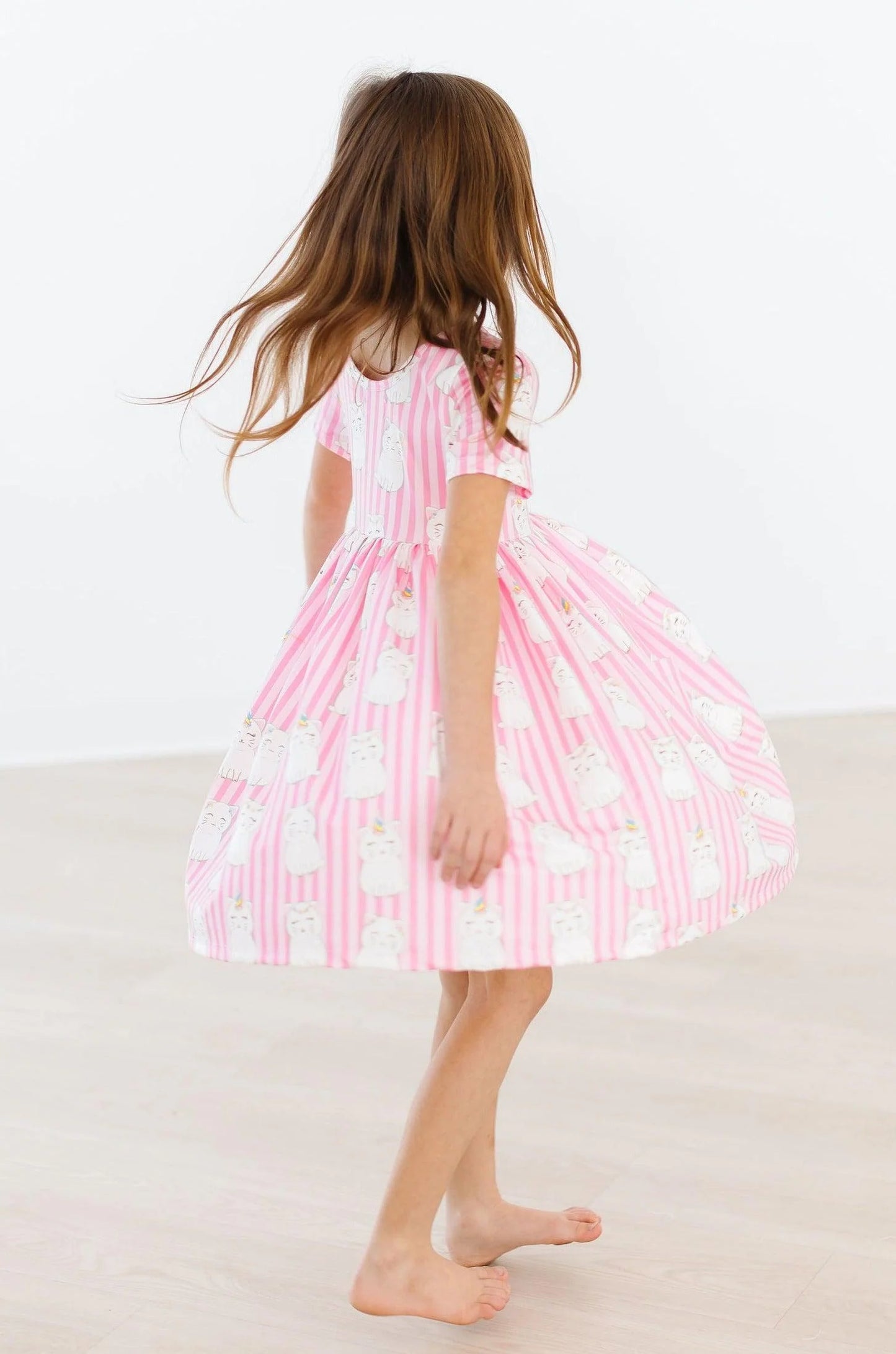 Kittycorn Pocket Twirl Dress by Mila & Rose