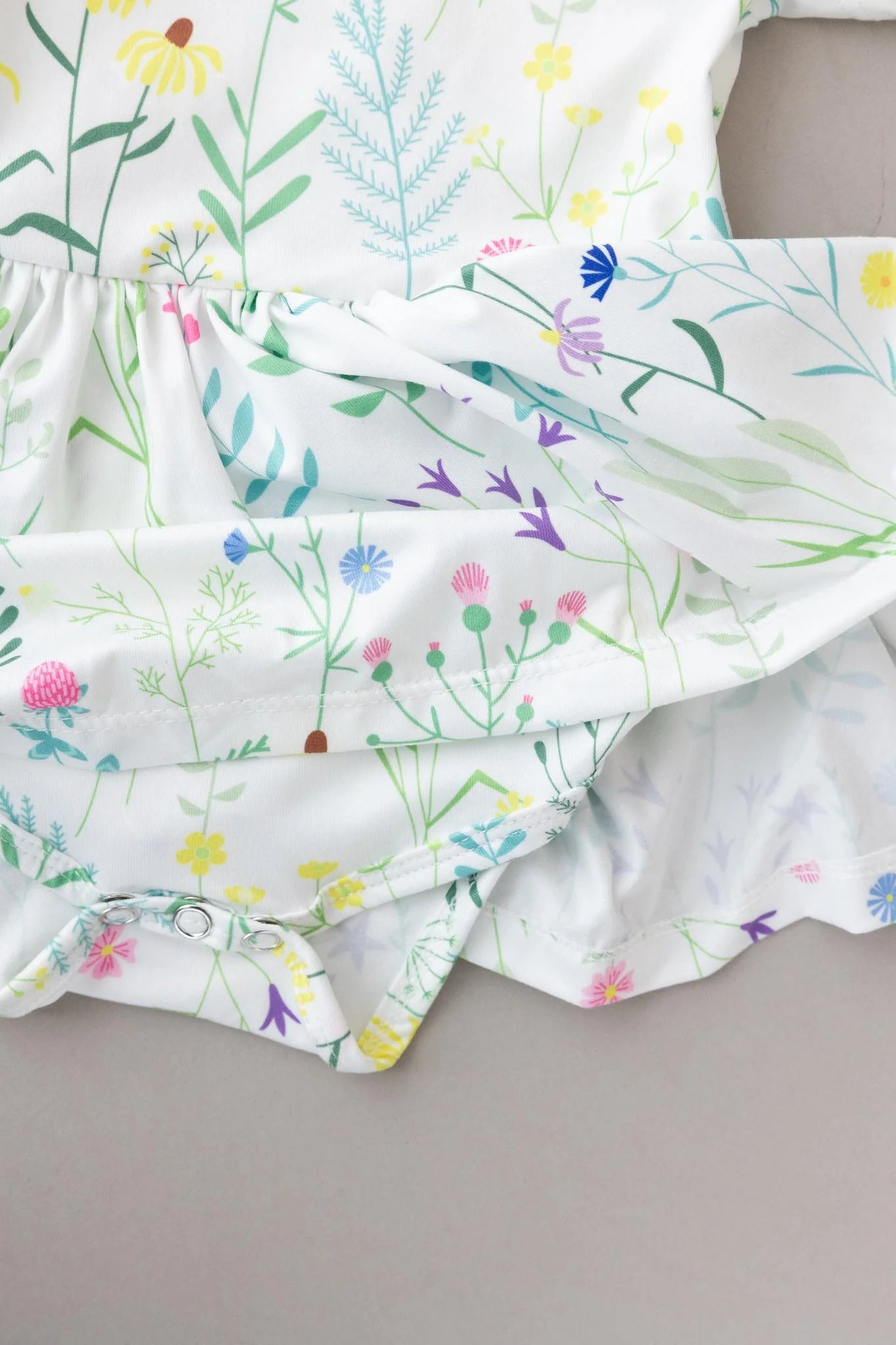 Spring Dandelion Twirl Bodysuit by Mila & Rose