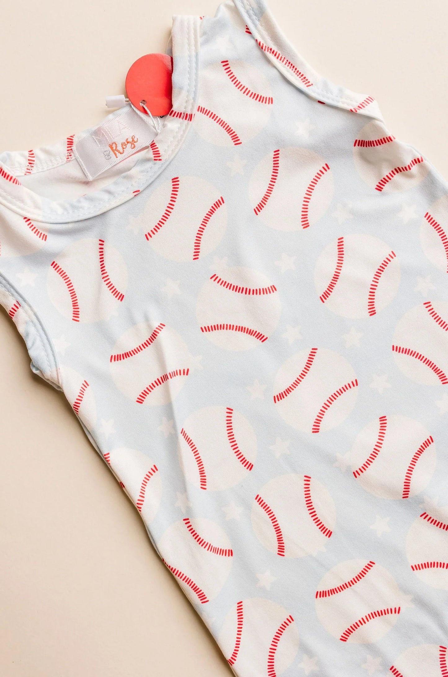Baseball Shorty One Piece by Mila & Rose