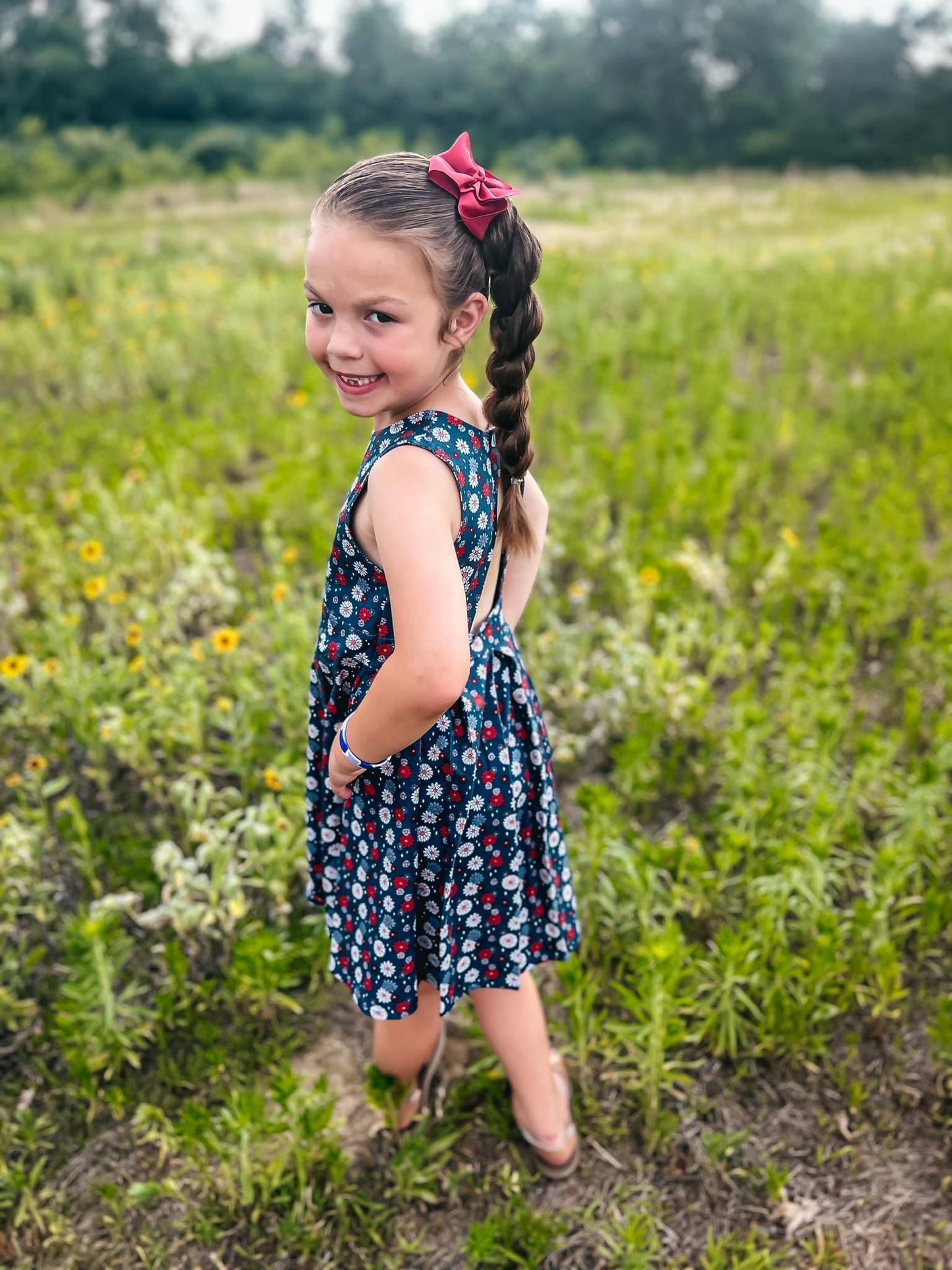 Colorful Daisies Dress by Case & Crew