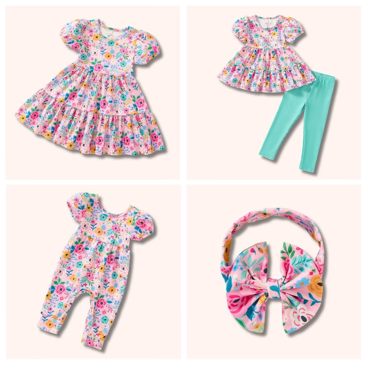 Pretty Petals Bow Headband by Pete + Lucy