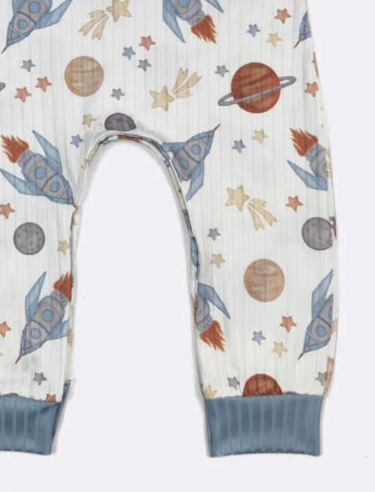 Rocket Boy Infant Romper by Clover Cottage