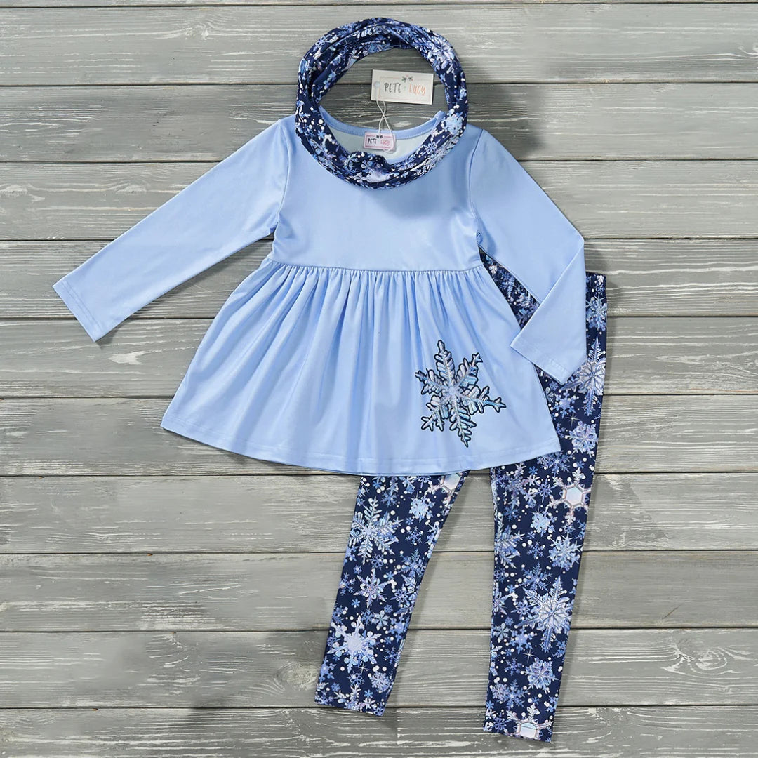 Winter Family Pant Set by Pete + Lucy (scarf not included)