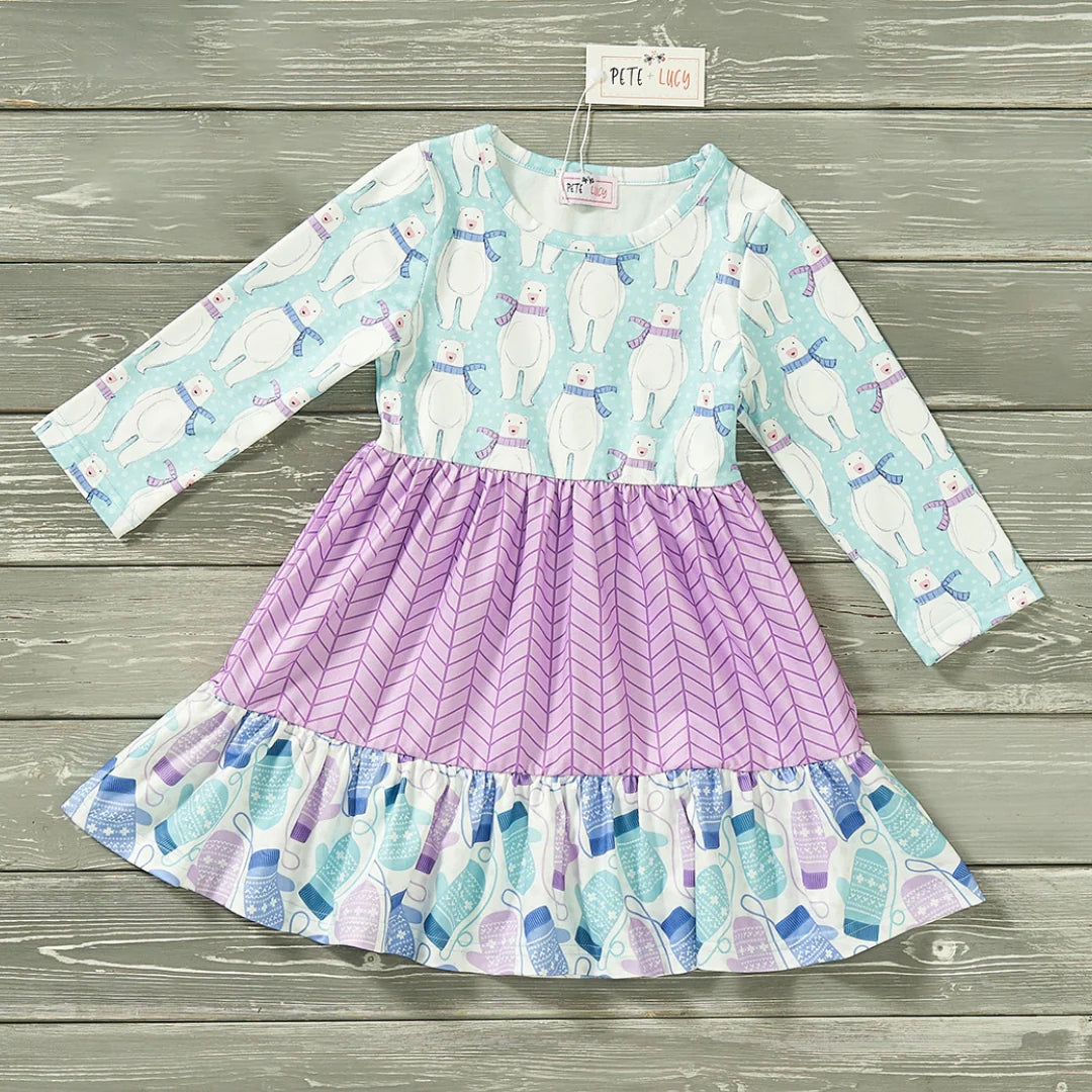 (Preorder) Polar Paws Dress by Pete + Lucy