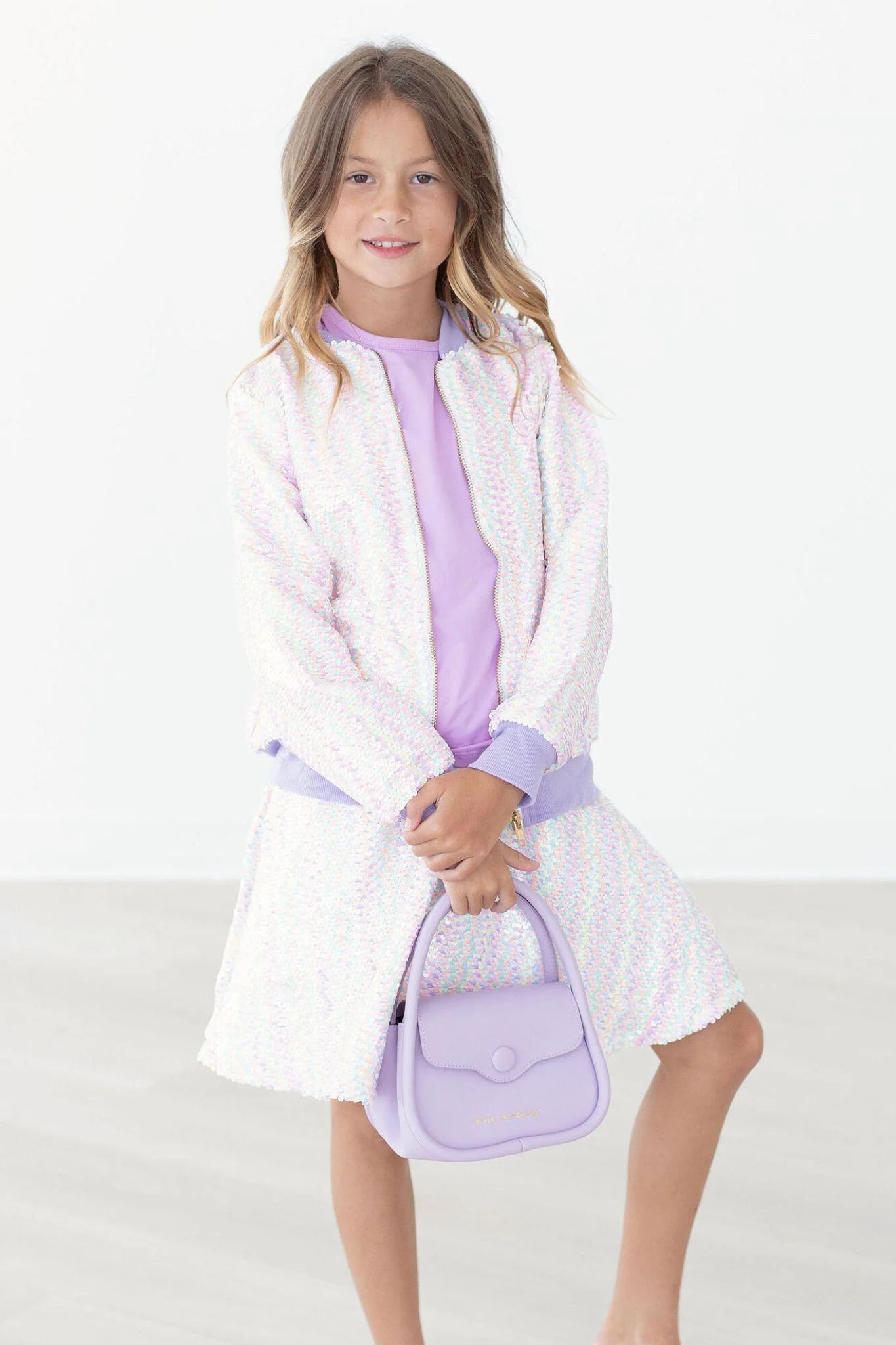 Unicorn Sequin Twirl Skirt by Mila & Rose