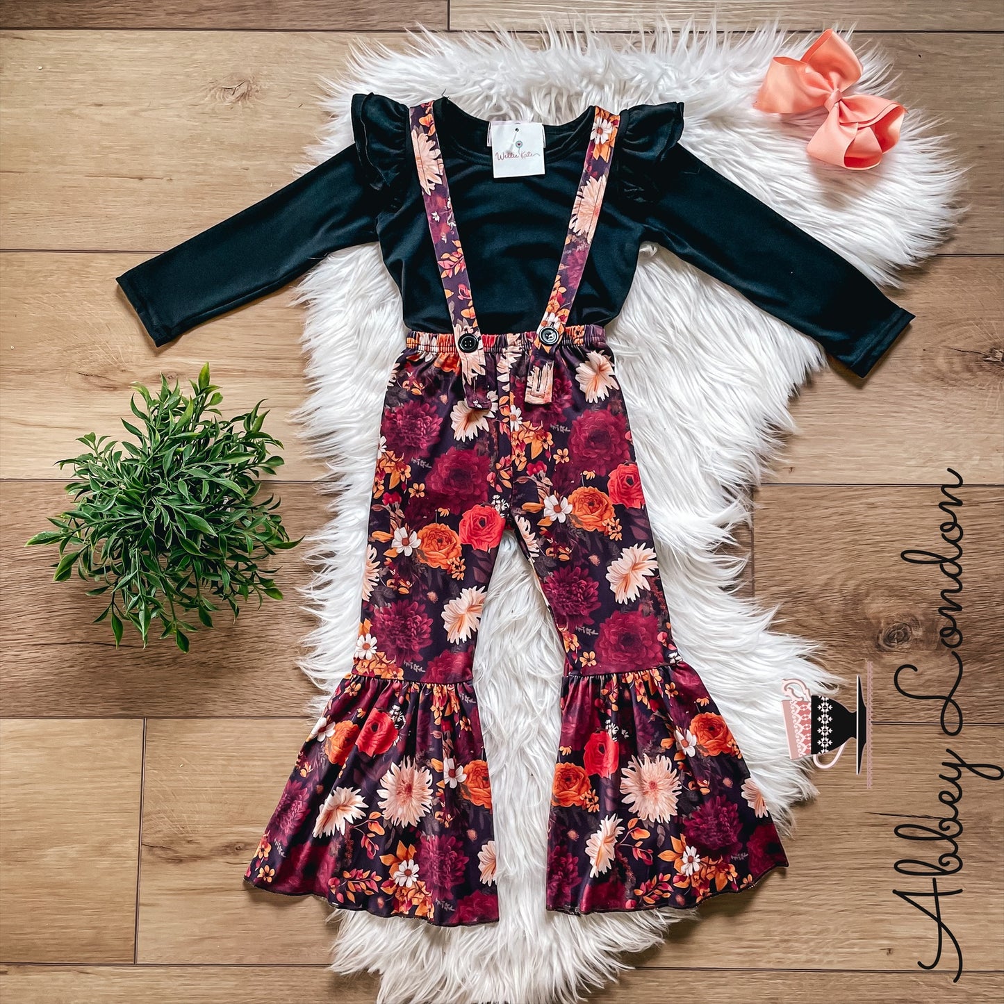 Garden Floral Suspender Set by Wellie Kate