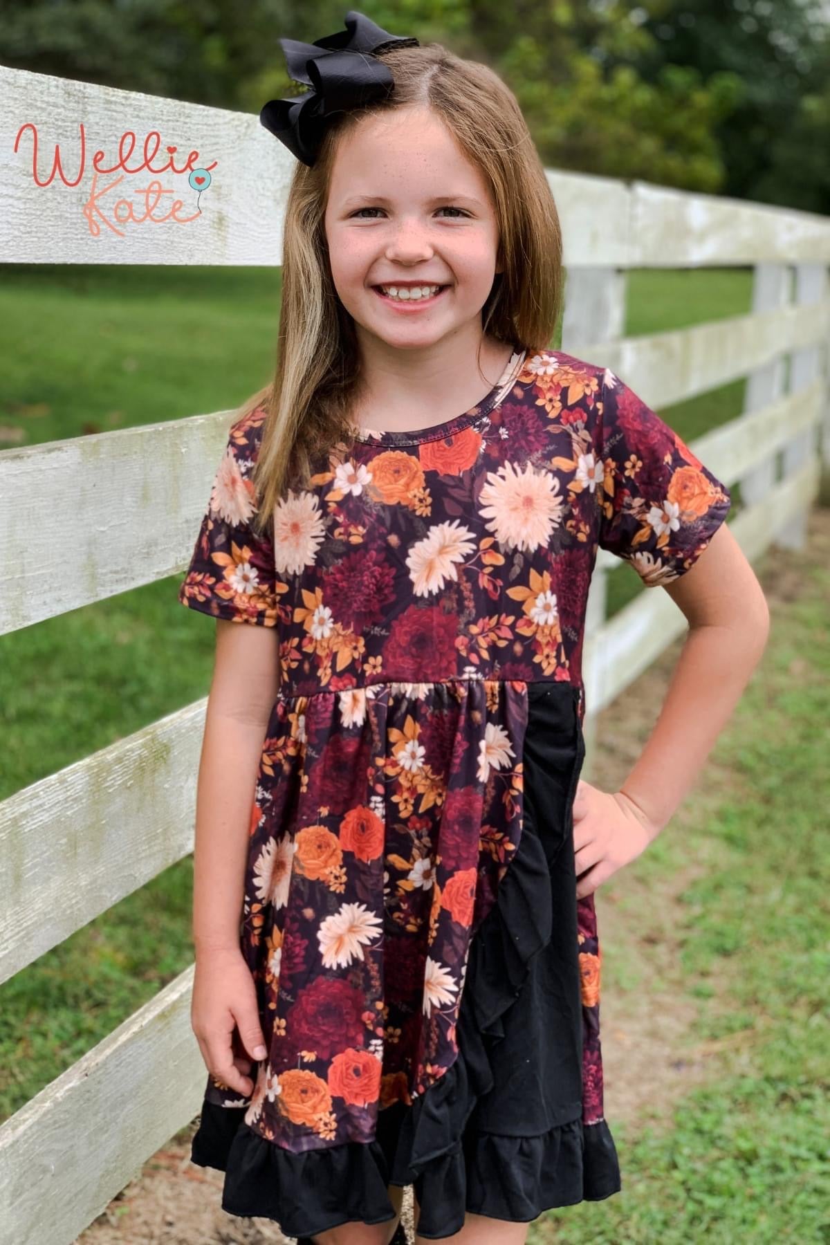 Garden Floral Dress by Wellie Kate
