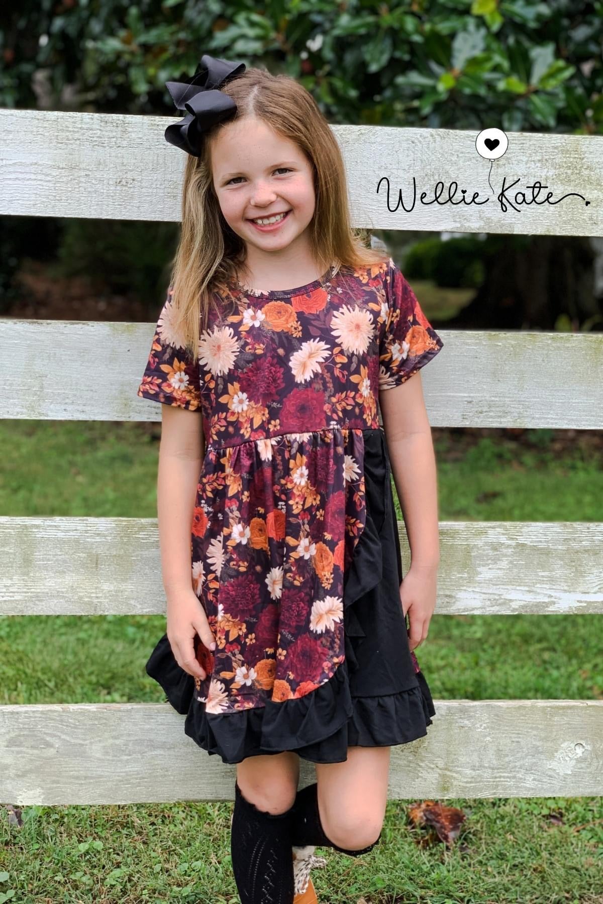 Garden Floral Dress by Wellie Kate