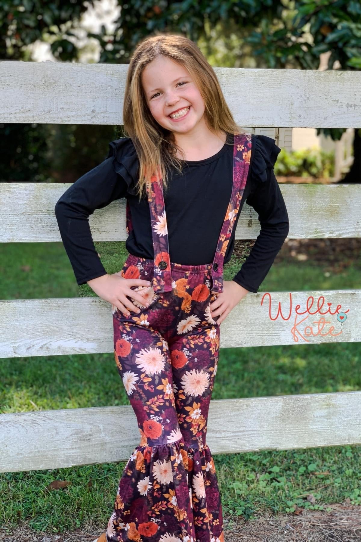 Garden Floral Suspender Set by Wellie Kate