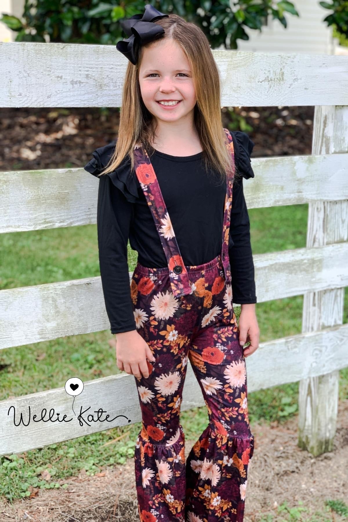 Garden Floral Suspender Set by Wellie Kate