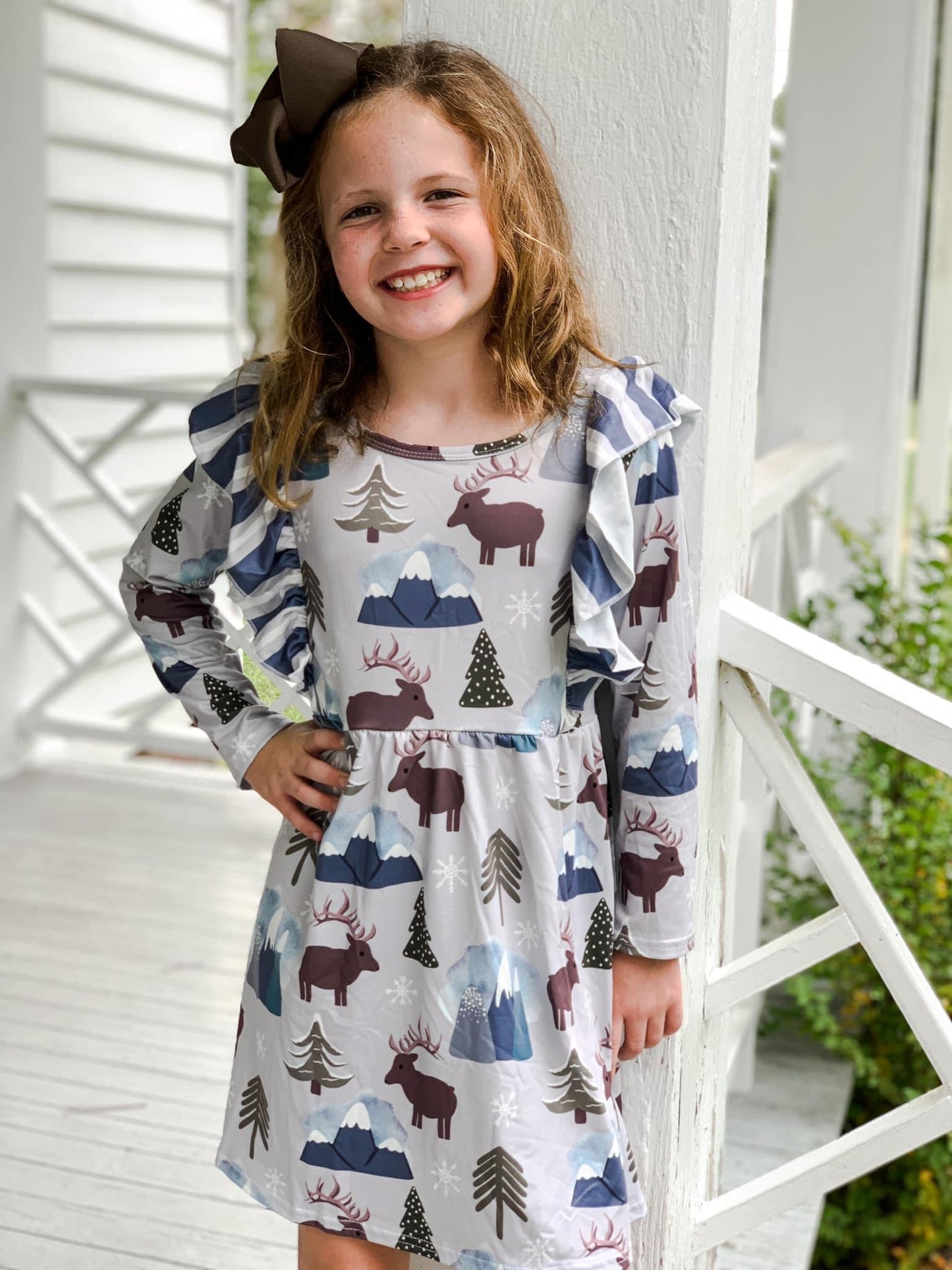 Winter Scene Dress by TwoCan