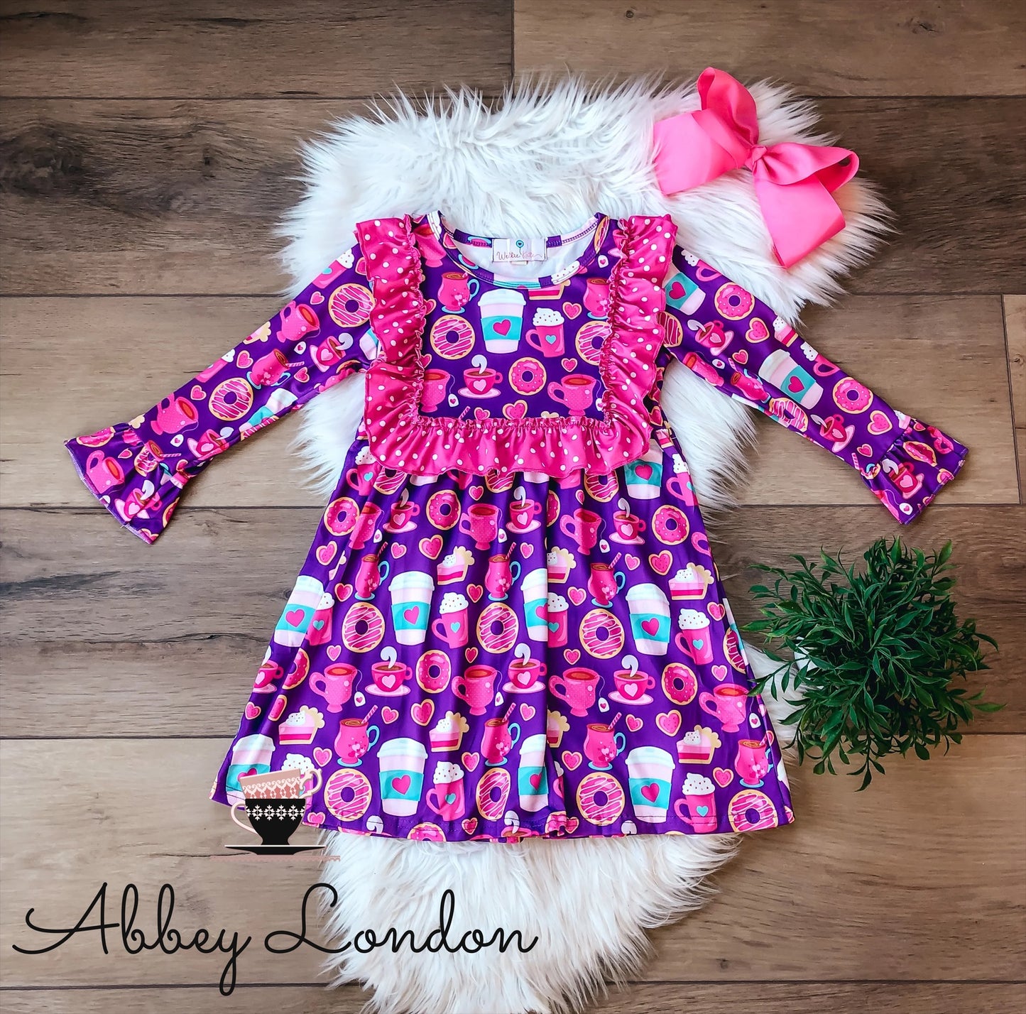 Latte Love Dress by Wellie Kate