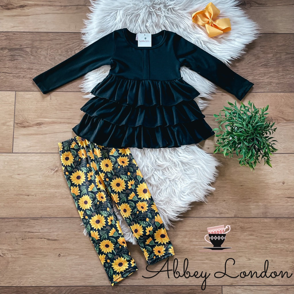 Sunflower Pant Set by Wellie Kate