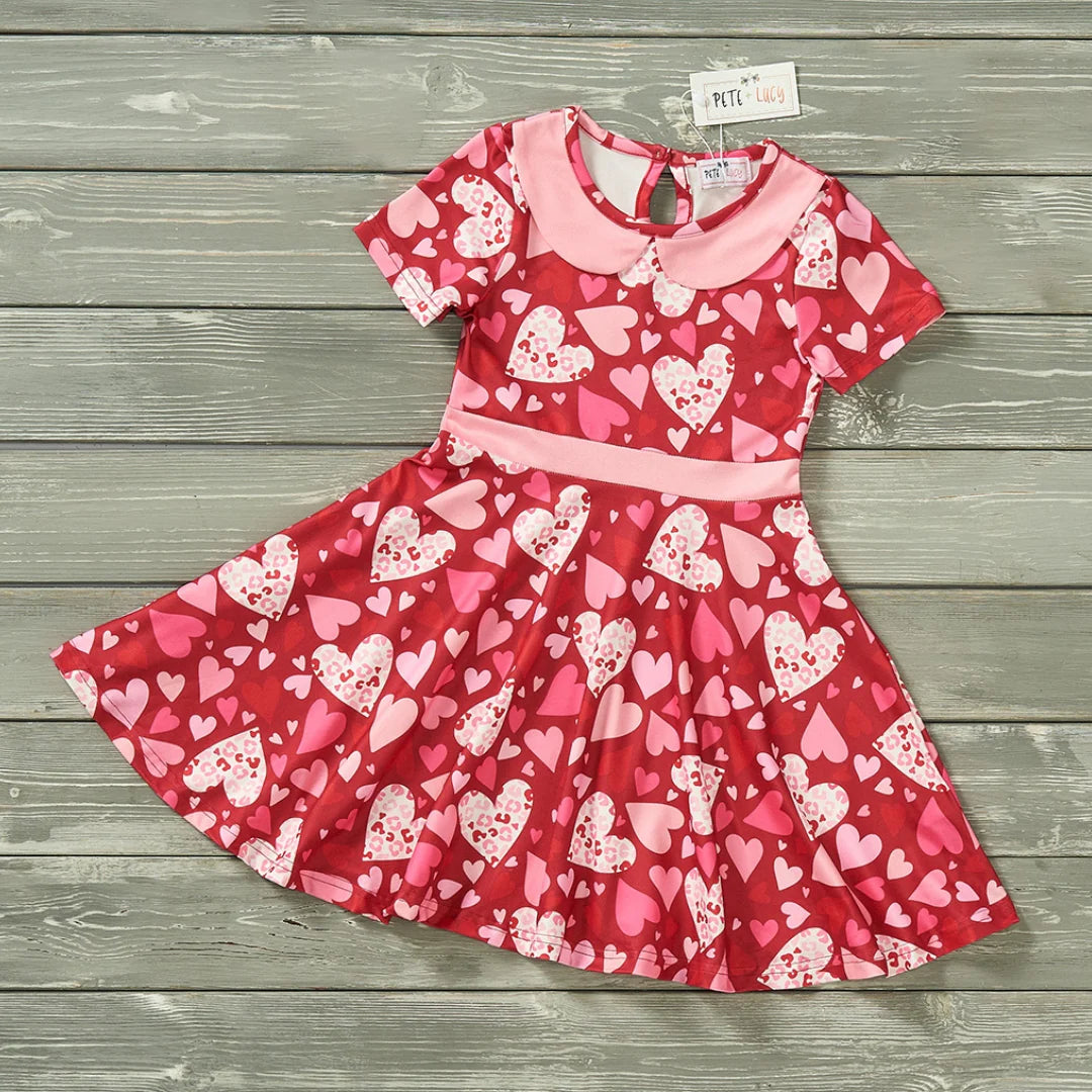 (Preorder) Heartprint Jungle Dress by Pete + Lucy