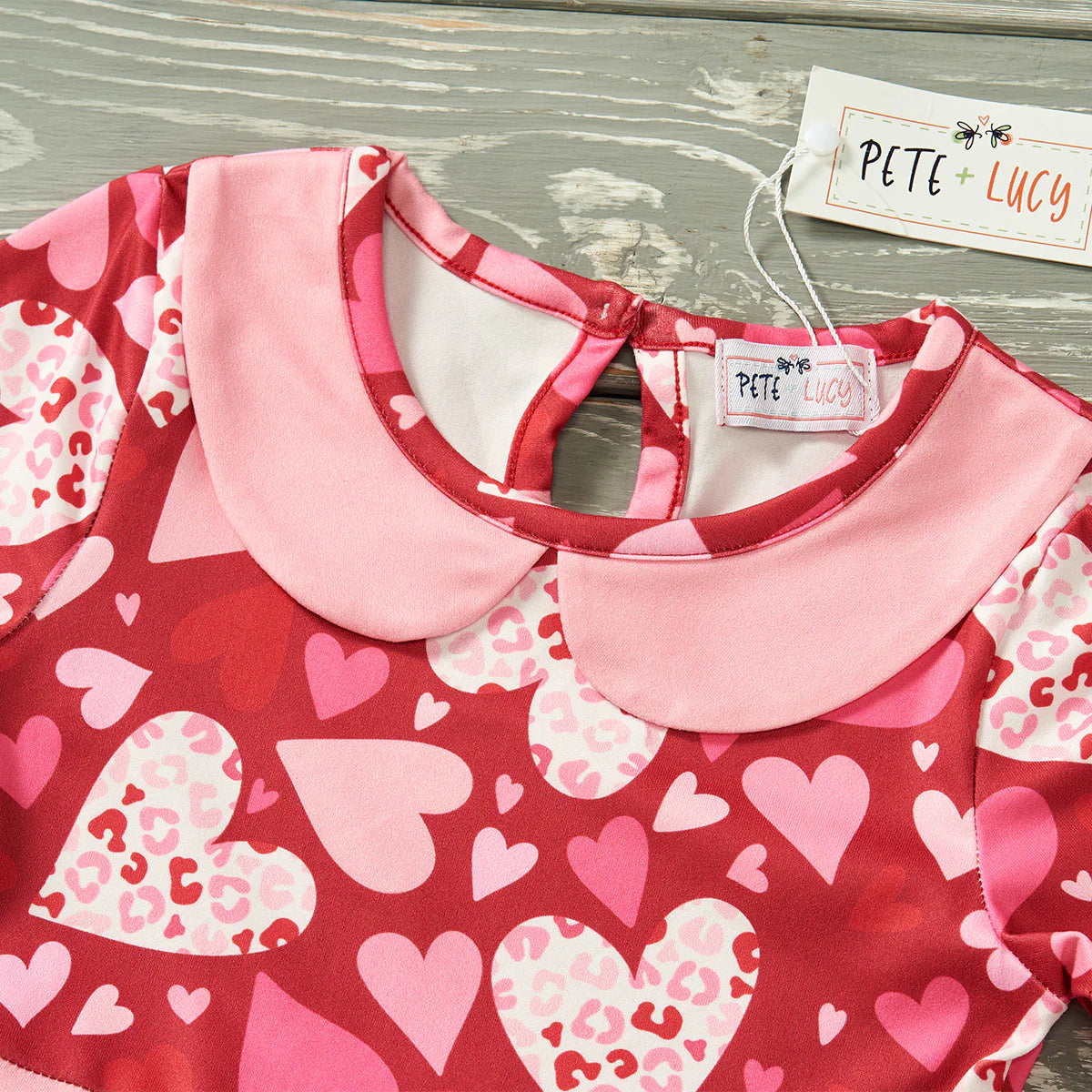 (Preorder) Heartprint Jungle Dress by Pete + Lucy