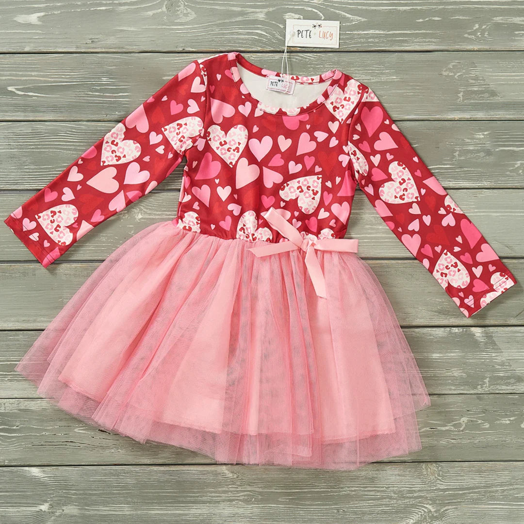 (Preorder) Heartprint Jungle Tulle by Pete + Lucy